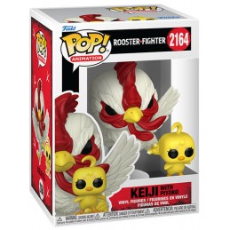 FUNKO POP! ROOSTER FIGHTER KEIJI WITH PIYOKO BOBBLE HEAD FIGURE FUNKO