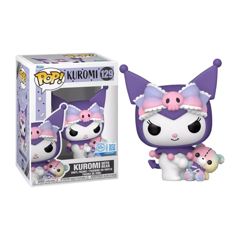 FUNKO POP! KUROMI WITH BEAR BOBBLE HEAD KNOCKER FIGURE FUNKO