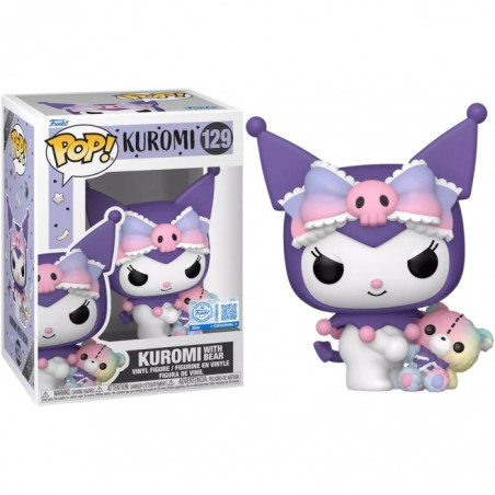 FUNKO POP! KUROMI WITH BEAR BOBBLE HEAD KNOCKER FIGURE
