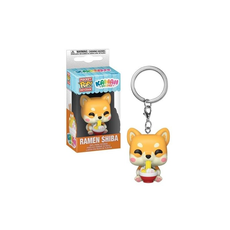 KAWAII FOODIES RAMEN SHIBA POCKET POP! KEYCHAIN PORTACHIAVI FUNKO
