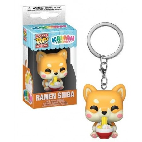 KAWAII FOODIES RAMEN SHIBA POCKET POP! KEYCHAIN PORTACHIAVI