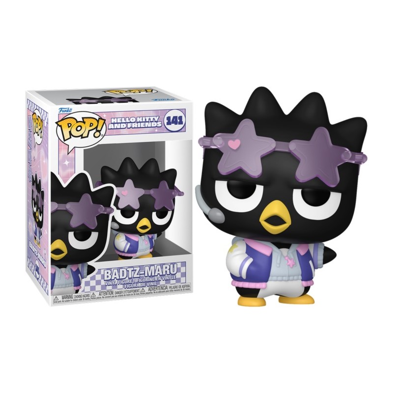 FUNKO POP! HELLO KITTY AND FRIENDS 141 BADTZ-MARU BOBBLE HEAD KNOCKER FIGURE FUNKO