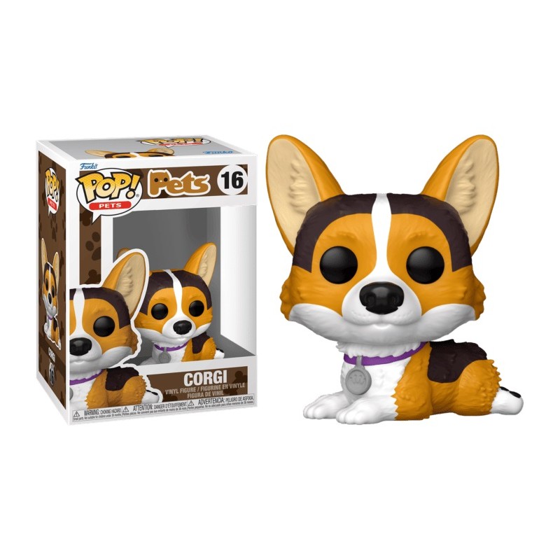 FUNKO POP! PETS CORGI BOBBLE HEAD FIGURE FUNKO