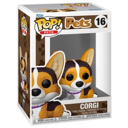 FUNKO POP! PETS CORGI BOBBLE HEAD FIGURE FUNKO
