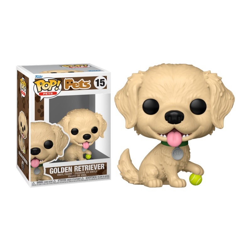 FUNKO POP! PETS GOLDEN RETRIEVER BOBBLE HEAD FIGURE FUNKO