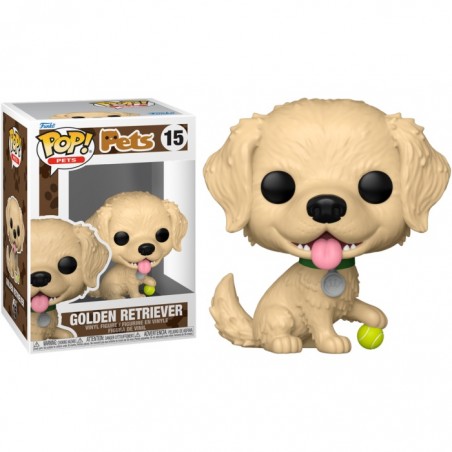 FUNKO POP! PETS GOLDEN RETRIEVER BOBBLE HEAD FIGURE