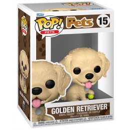 FUNKO POP! PETS GOLDEN RETRIEVER BOBBLE HEAD FIGURE FUNKO