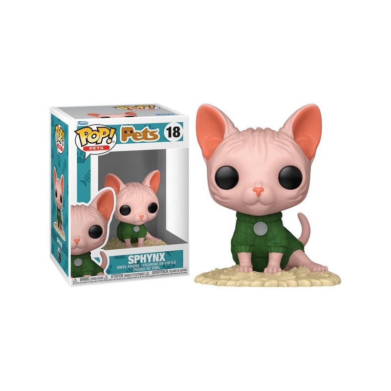 FUNKO POP! PETS SPHYNX BOBBLE HEAD FIGURE FUNKO