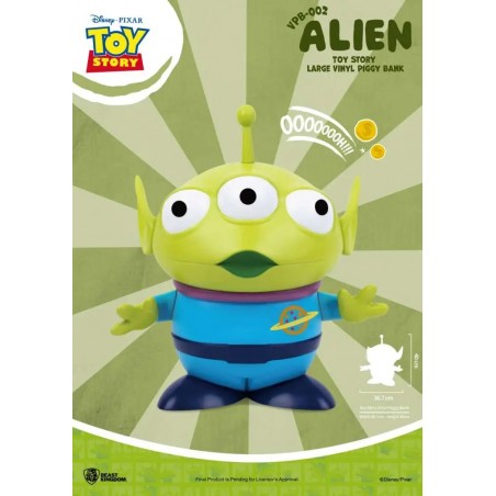 TOY STORY ALIEN LARGE FIGURAL MONEY BANK