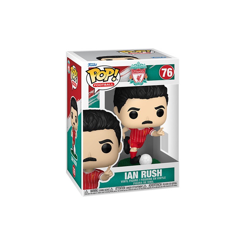 FUNKO POP! LIVERPOOL F.C. IAN RUSH BOBBLE HEAD KNOCKER FIGURE FUNKO