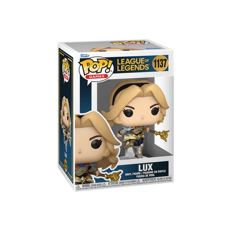 FUNKO FUNKO POP! GAMES LEAGUE OF LEGENDS 1137 LUX BOBBLE HEAD FIGURE
