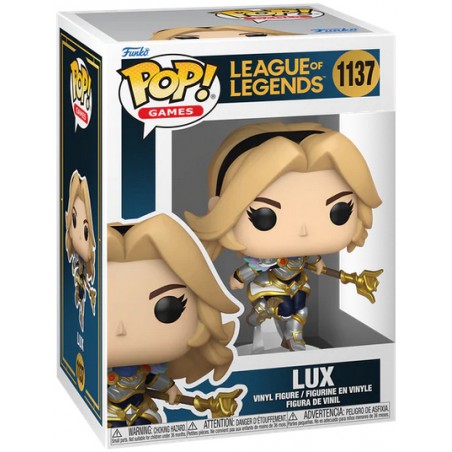 FUNKO POP! GAMES LEAGUE OF LEGENDS 1137 LUX BOBBLE HEAD FIGURE