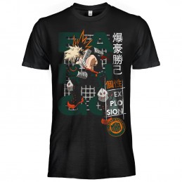 MAGLIA T SHIRT MY HERO ACADEMIA KATUSKI BAKUGO EXPLOSION