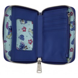 LOUNGEFLY DISNEY STITCH SITTING ON THE ROCK WOMAN WALLET ZIP