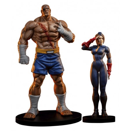 STREET FIGHTER SAGAT AND JULI 1/10 SCALE STATUE FIGURE
