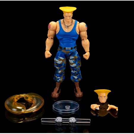 ULTRA STREET FIGHTER II GUILE PLAYER 2 VARIANT VERSION DELUXE ACTION FIGURE