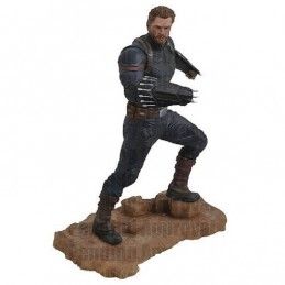 DIAMOND SELECT MARVEL GALLERY - AVENGERS 3 INFINITY WAR CAPTAIN AMERICA 25CM STATUE FIGURE