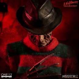 MEZCO TOYS A NIGHTMARE ON ELM STREET - FREDDY KRUEGER CLOTH ONE:12 ACTION FIGURE