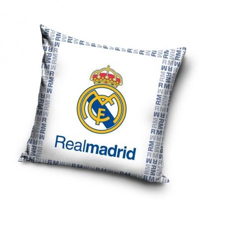 CUSCINO PILLOW REAL MADRID UFFICIALE BIANCO