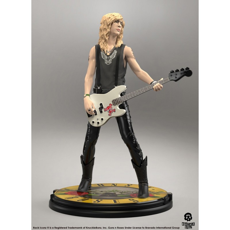 GUNS-N-ROSES ROCK ICONZ - DUFF MCKAGAN 20CM RESIN STATUE FIGURE KNUCKLEBONZ