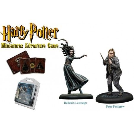 HARRY POTTER MINIATURE ADVENTURE GAME - BELLATRIX AND WORMTAIL PACK
