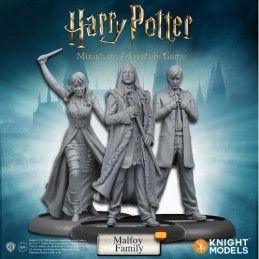 HARRY POTTER MINIATURE ADVENTURE GAME - MALFOY FAMILY PACK KNIGHT MODELS