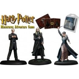 HARRY POTTER MINIATURE ADVENTURE GAME - MALFOY FAMILY PACK KNIGHT MODELS