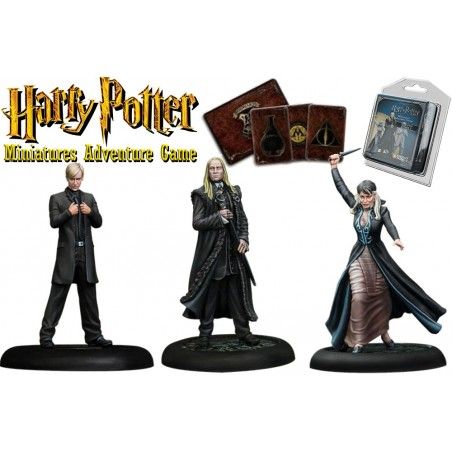 HARRY POTTER MINIATURE ADVENTURE GAME - MALFOY FAMILY PACK