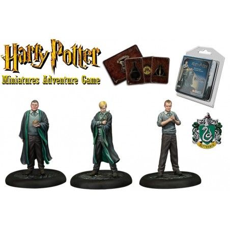 HARRY POTTER MINIATURE ADVENTURE GAME - SLYTHERIN STUDENTS PACK