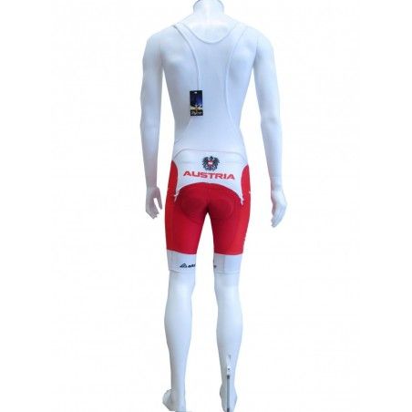 PANTALONCINI SALOPETTE DIVISA CICLISMO AUSTRIA NAZIONALE