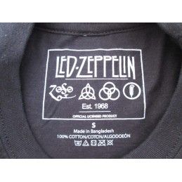 MAGLIA T SHIRT LED ZEPPELIN MADISON SQUARE GARDEN 1975 NERA
