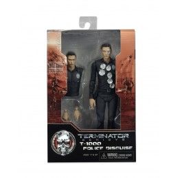 NECA TERMINATOR GENISYS T-1000 POLICE DISGUISE ACTION FIGURE