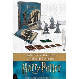 HARRY POTTER MINIATURE ADVENTURE GAME - BARTY CROUCH JR AND DEATH EATERS KNIGHT MODELS