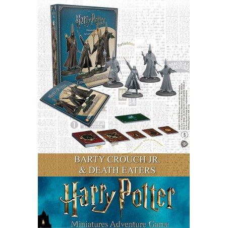 HARRY POTTER MINIATURE ADVENTURE GAME - BARTY CROUCH JR AND DEATH EATERS