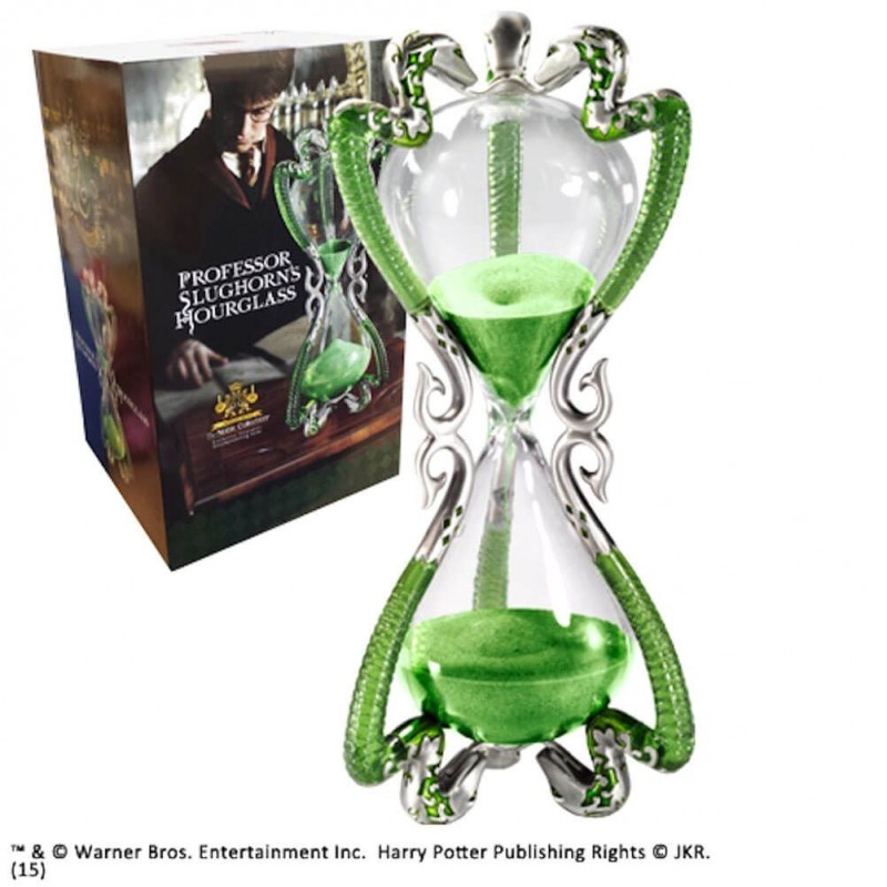 NOBLE COLLECTIONS HARRY POTTER PROFESSOR SLUGHORN'S LUMACORNO HOURGLASS CLESSIDRA