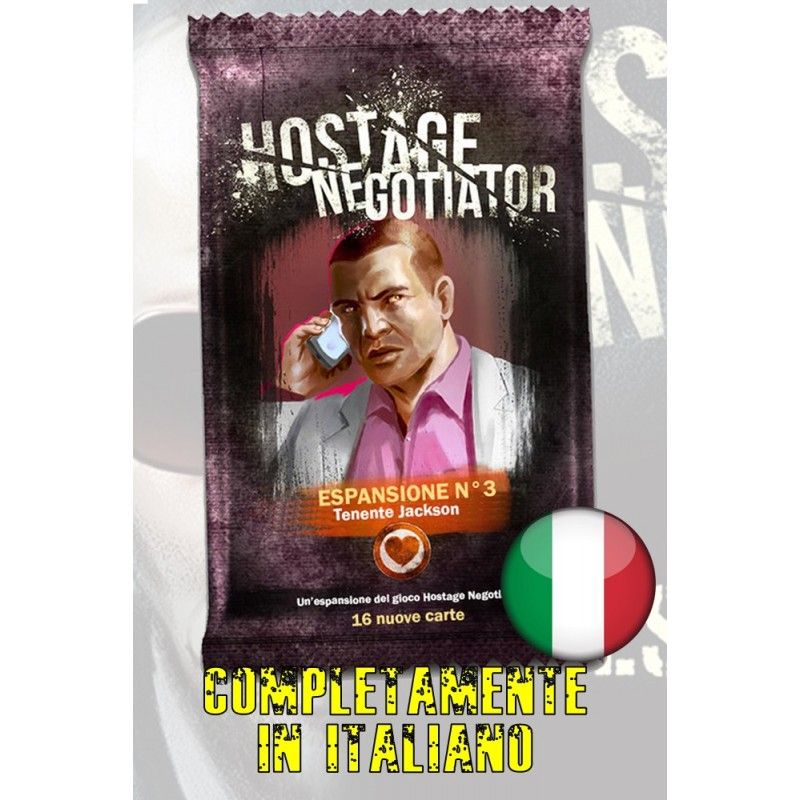 DO NOT PANIC GAMES HOSTAGE NEGOTIATOR ESP.3 TENENTE JACKSON EDIZIONE ITALIANA