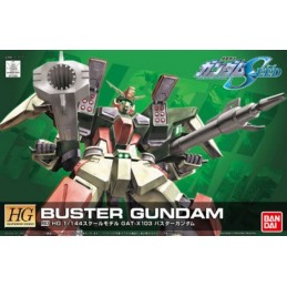 HIGH GRADE HG BUSTER GUNDAM GAT-X103 1/144 MODEL KIT ACTION FIGURE BANDAI