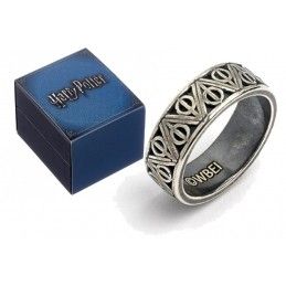CARAT HARRY POTTER DEATHLY HALLOWS STAINLESS STEEL RING ANELLO ACCIAIO INOX