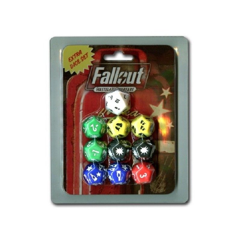 Fallout Wasteland Warfare Extra Dice Set Modiphius