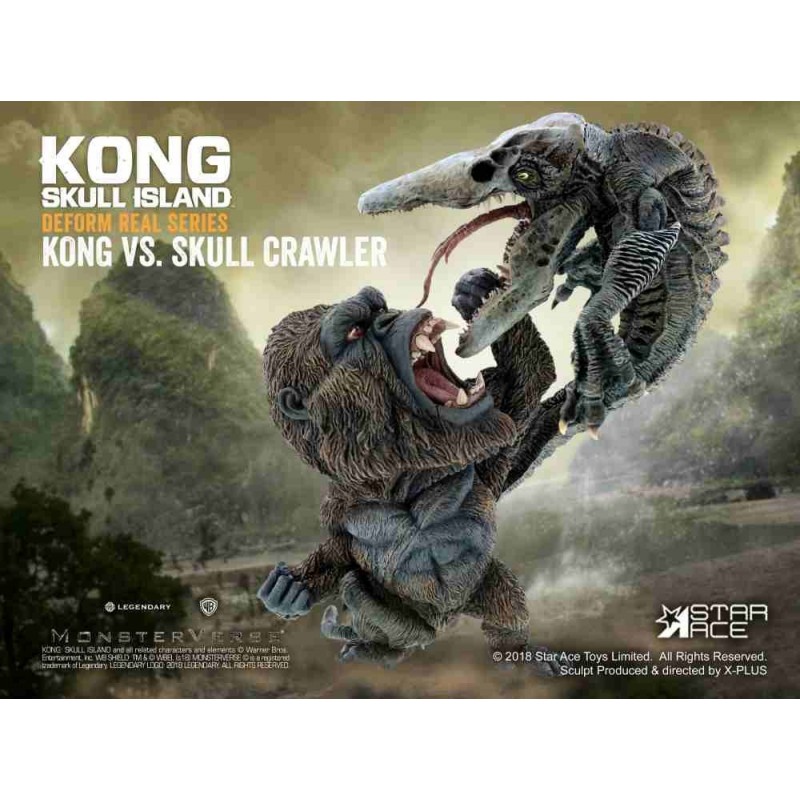 Kong Skull Island Deform Real Series Kong Vs Skull