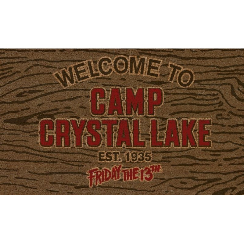 Friday The 13th Camp Crystal Lake Doormat Zerbino 40x70cm Sd Toys