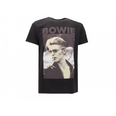 MAGLIA T SHIRT DAVID BOWIE NERA