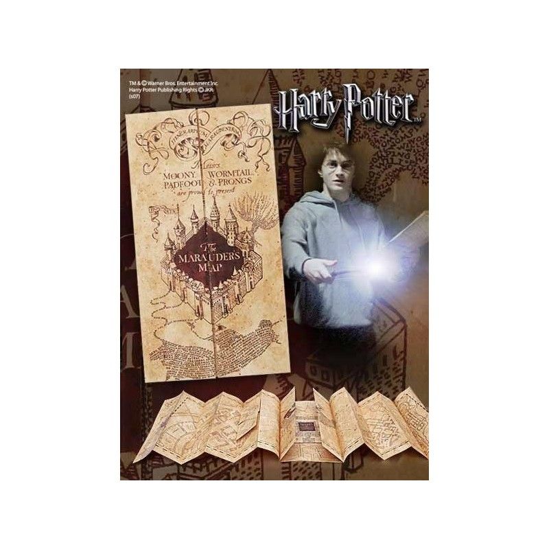 NOBLE COLLECTIONS HARRY POTTER MAPPA - THE MARAUDER'S MAP REPLICA