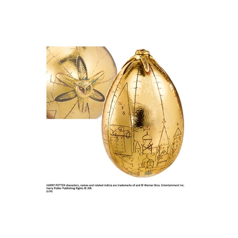 NOBLE COLLECTIONS HARRY POTTER GOLDEN EGG REPLICA 23CM UOVO NOBLE COLLECTIONS HARRY POTTER GOLDEN EGG REPLICA 23CM UOVO