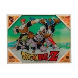 DRAGON BALL Z SPECIAL FORCES GINEW GLASS POSTER IN VETRO 40 X 30 CM SD TOYS