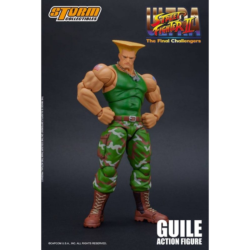 Ultra Street Fighter Ii The Final Challengers Guile 112 Action Figure Storm Collectibles