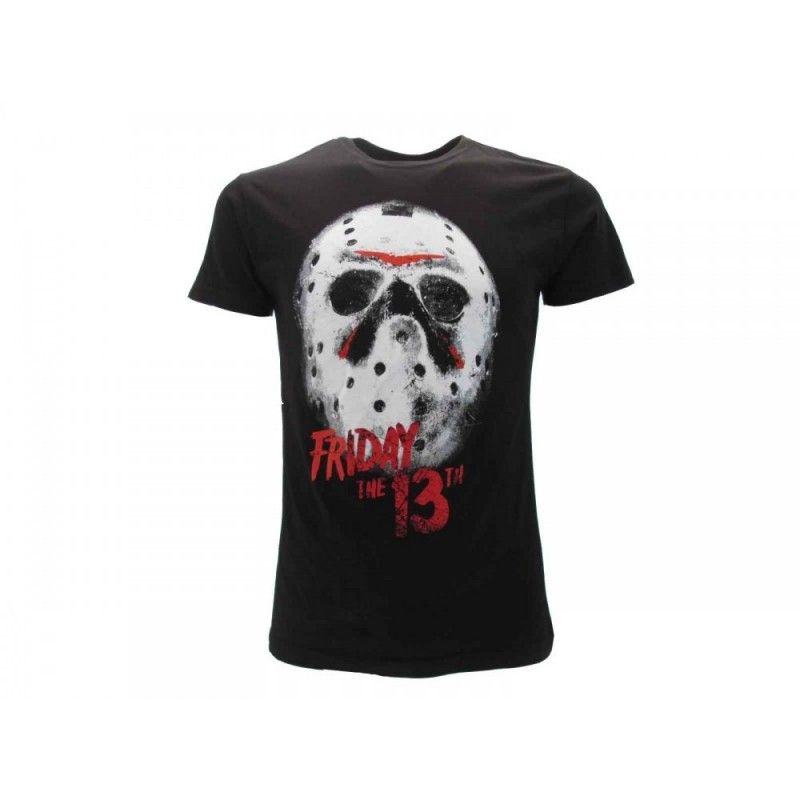 MAGLIA T SHIRT FRIDAY THE 13TH JASON MASK NERA MAGLIA T SHIRT FRIDAY THE 13TH JASON MASK NERA