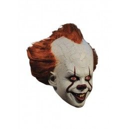 IT 2017 PENNYWISE DELUXE RUBBER MASK MASCHERA IN GOMMA TRICK OR TREAT STUDIOS