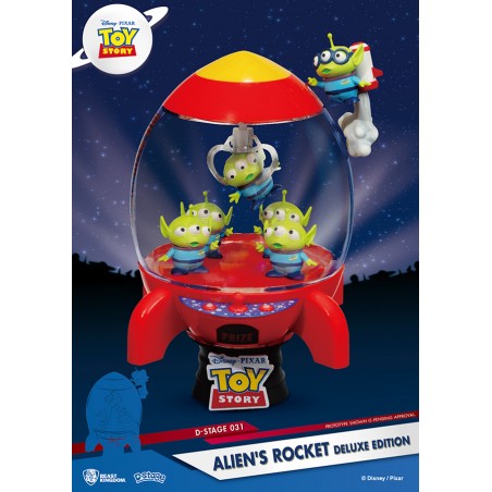 TOY STORY ALIEN ROCKET DLX D-STAGE 031 STATUE FIGURE DIORAMA