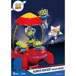 BEAST KINGDOM TOY STORY ALIEN ROCKET DLX D-STAGE 031 STATUE FIGURE DIORAMA